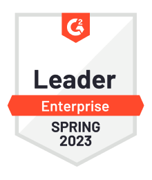 G2 badge: Enterprise Leader