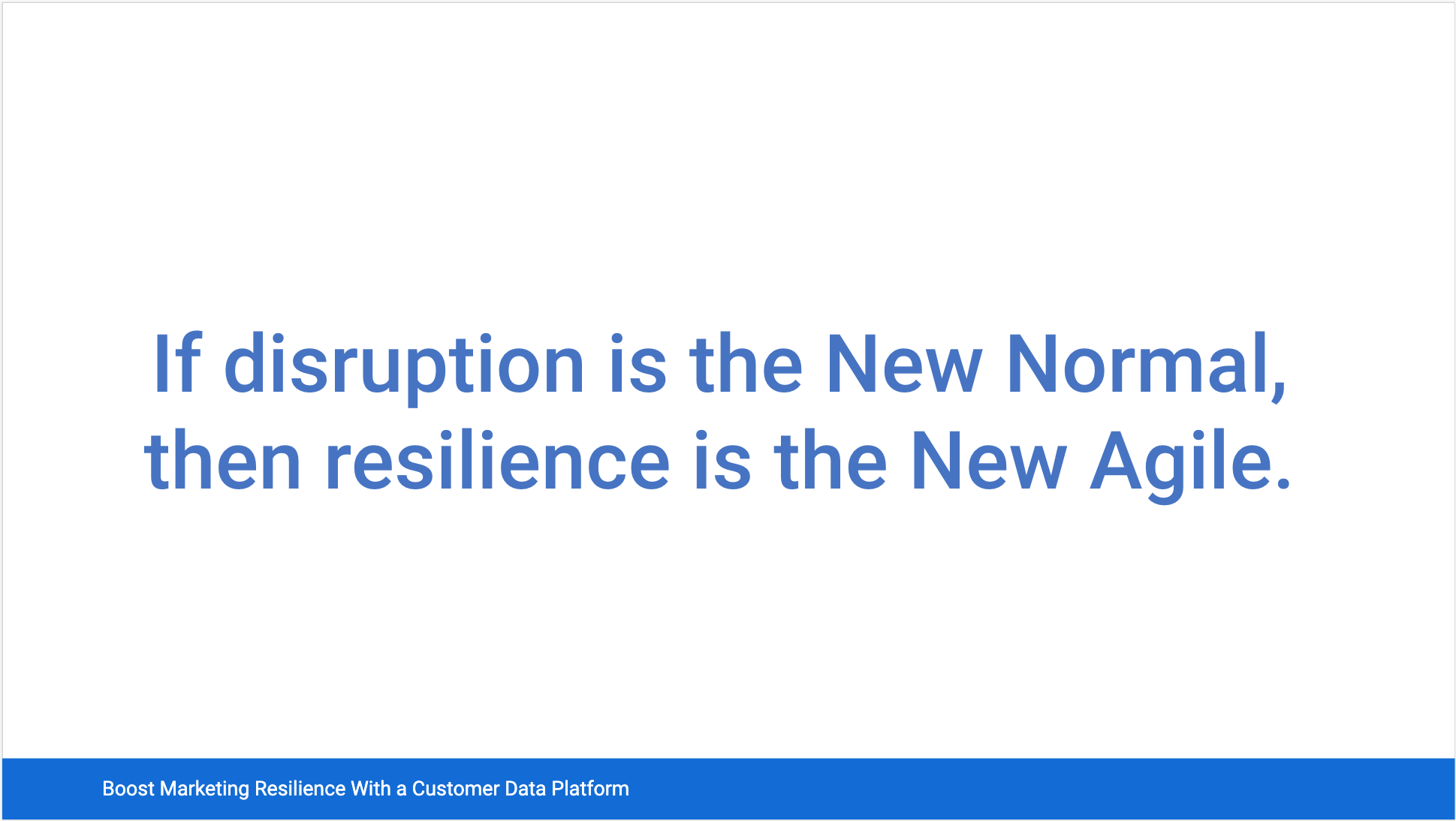 disruption resilience quote