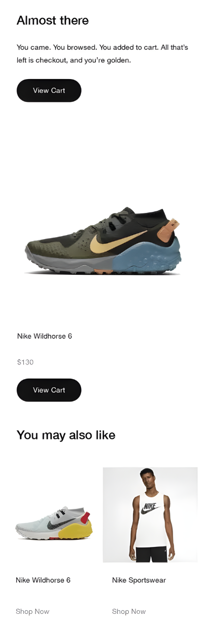 nike-cross-sell-email-example