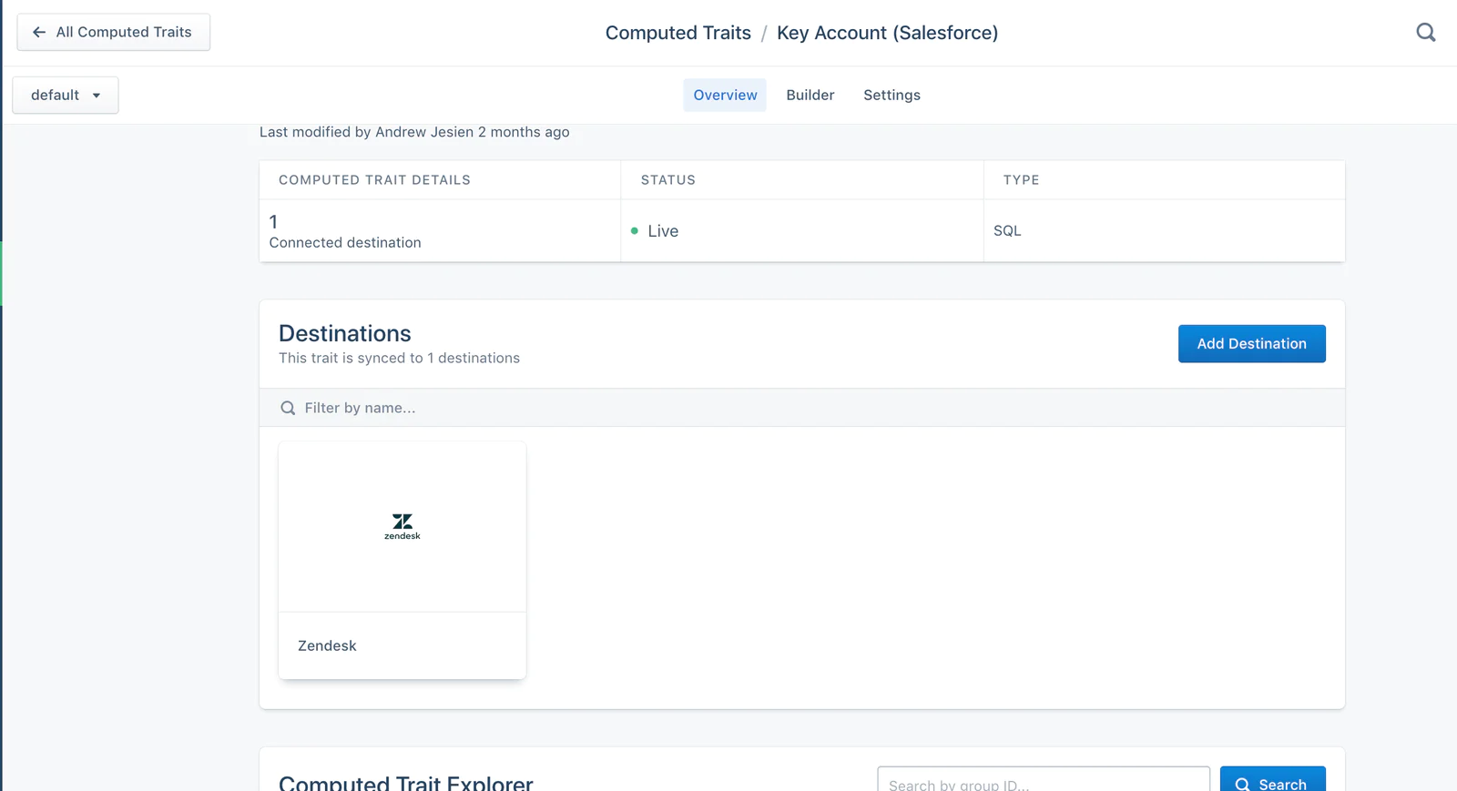 Connect your SQL trait to Zendesk