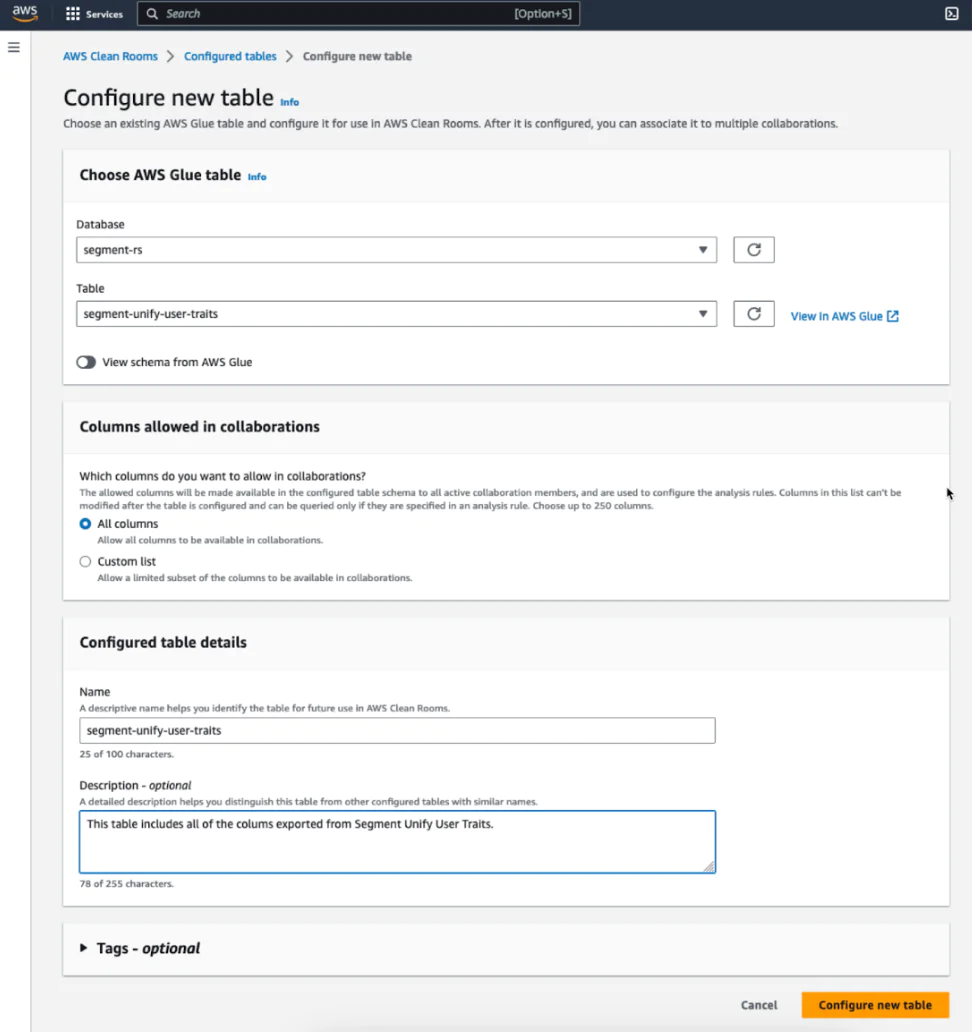 AWS Clean Rooms