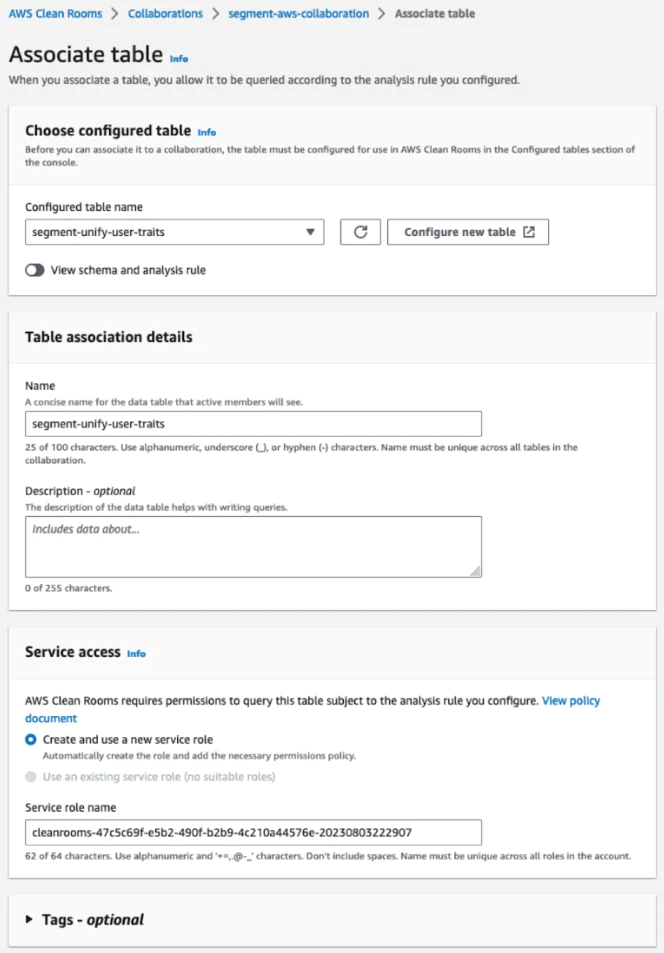 AWS setup
