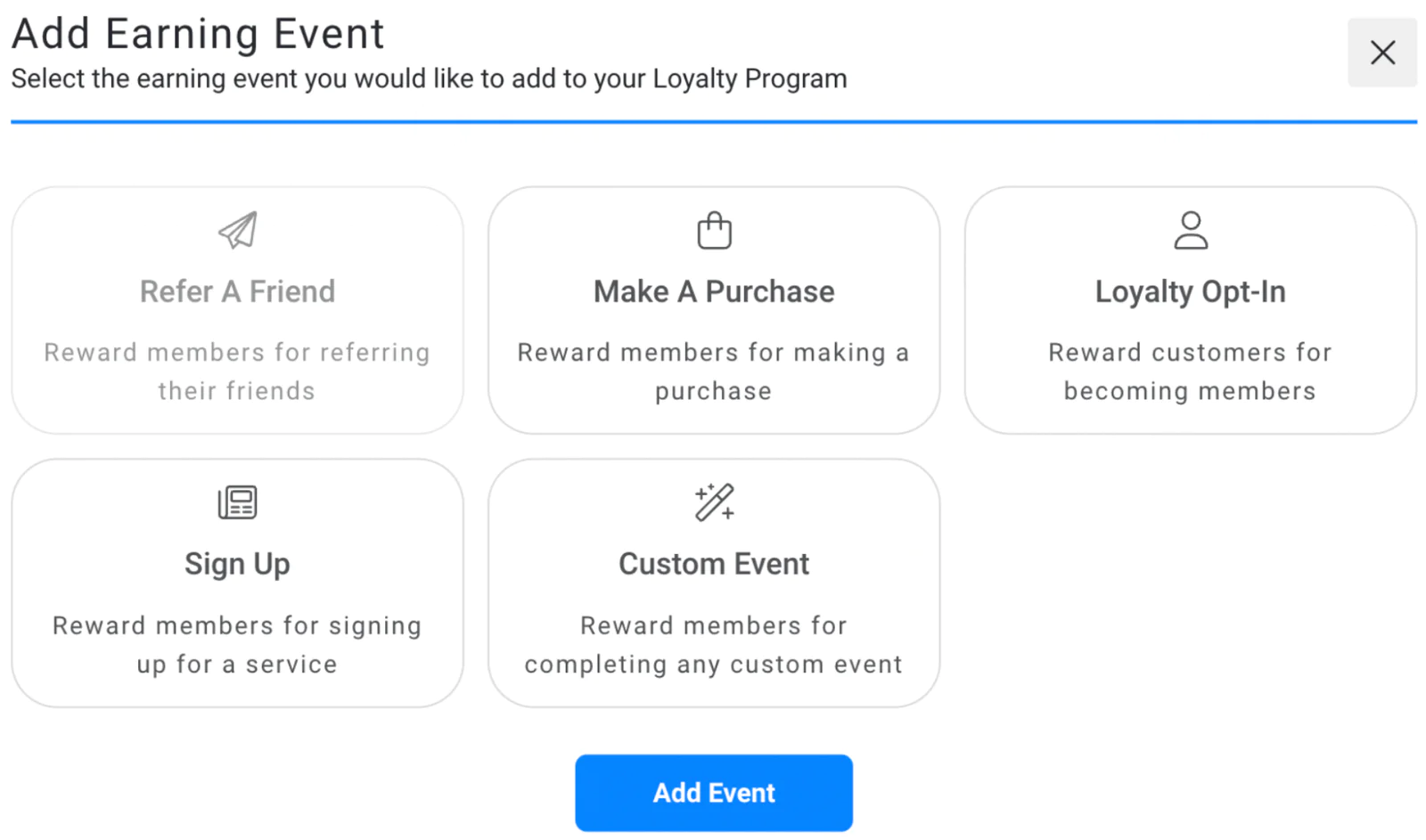 Friendbuy dashboard for referral and loyalty programs.