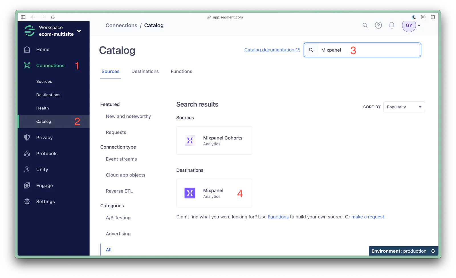 1-4 Segment Catalog