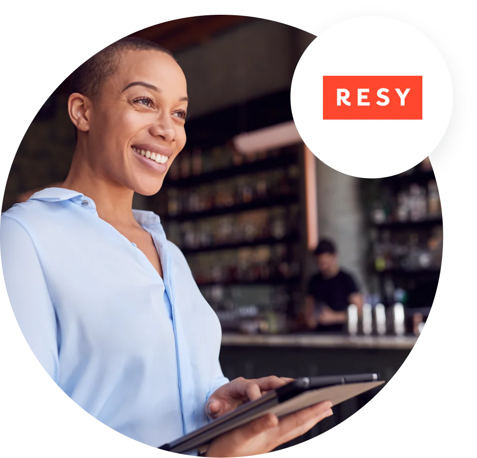 Resy customer in a store